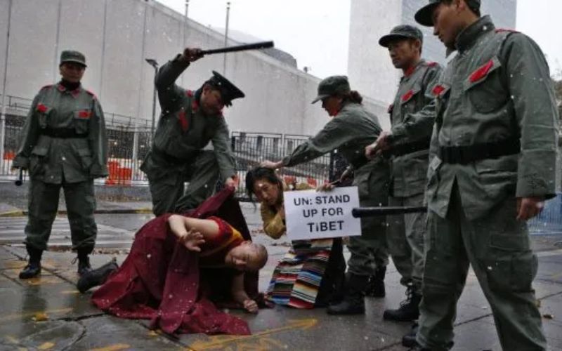 HRW World Report 2023 highlights situation in Occupied Tibet